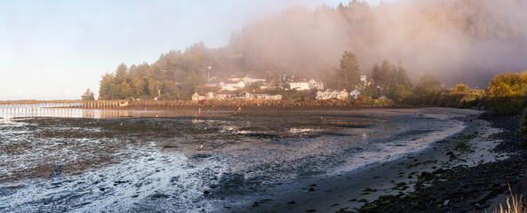 Misty Garibaldi Oregon in the morning 