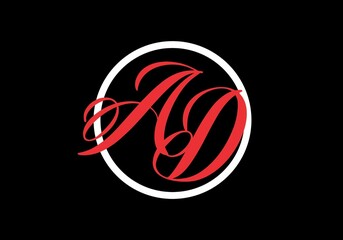 Unique shape of AD initial letter