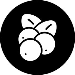 cranberry glyph icon