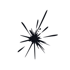 Fireworks sparks logo icon sign Sparkles Christmas symbol Hand drawn ink sketch Cute abstract design Cartoon festive style Fashion print clothes apparel greeting invitation card cover ad flyer poster