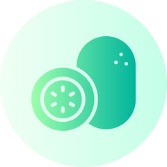 kiwi gradient icon