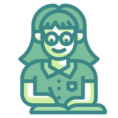 writing blue line icon