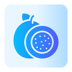 passion fruit gradient icon