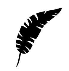 Abstract leafs on the white background