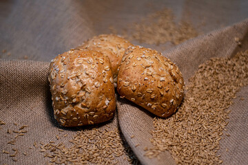 Dinkel Hafer Brötchen