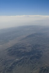 This mountain range is stretching towards the horizon