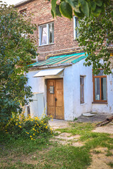 Wooden doors in an old house
