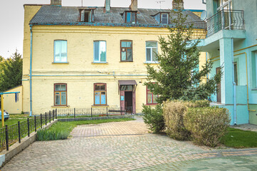 Old courtyards of brick houses