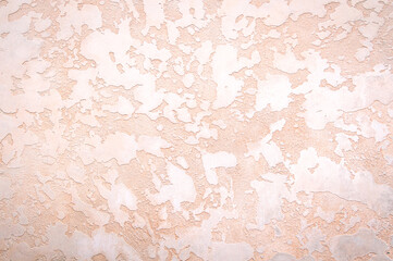 Pink wall of an old house background