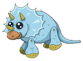 Dinosaure tricératops © LôThus