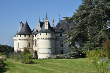 Fototapeta na wymiar Tours du château de Chaumont-sur-Loire, France