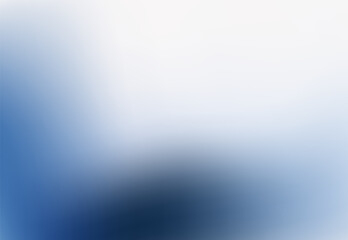 Blue gradient background in modern trendy blurred style. Deep ocean, water wave. Template, banner, wallpaper, presentation, backdrop design. Vector abstract art.