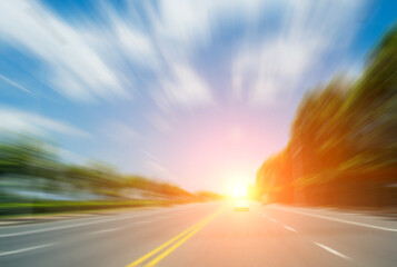 road and sky