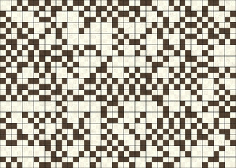 Fototapeta premium Abstract Geometric Pattern generative computational art illustration