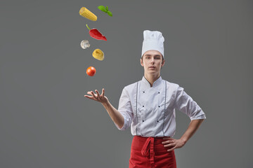 professional young chef