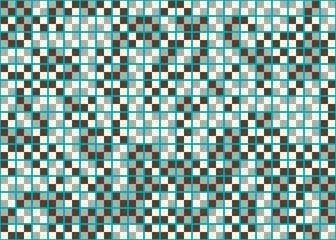 Abstract Geometric Pattern generative computational art illustration