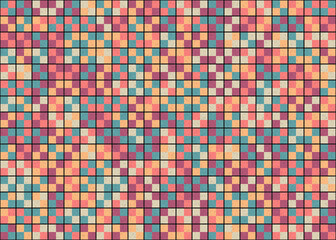 Abstract Geometric Pattern generative computational art illustration