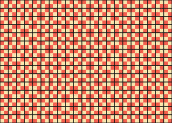 Fototapeta premium Abstract Geometric Pattern generative computational art illustration