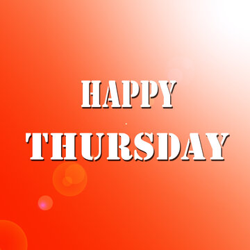 Happy thursday