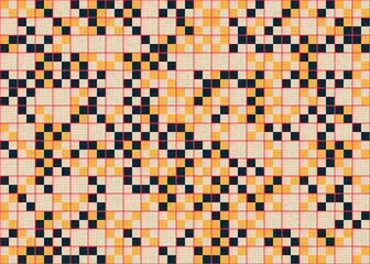 Abstract Geometric Pattern generative computational art illustration