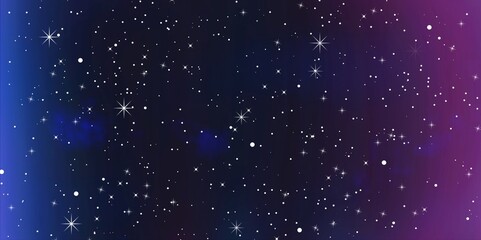 Chaotic space background. Planets, stars and galaxies in space