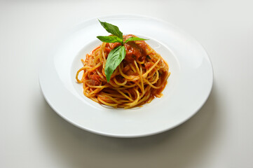 pasta on a plate