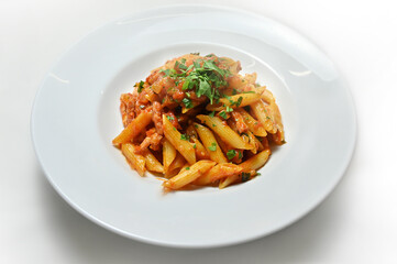 Pasta food plate 