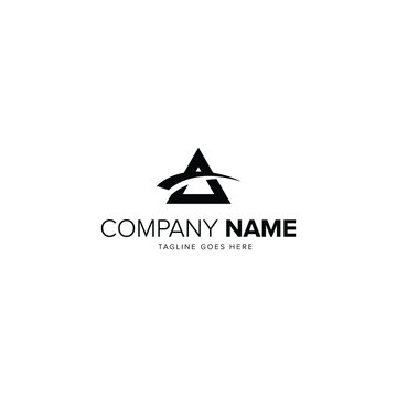 Initial letter A logo vector design template
