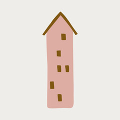 modern set of flat doodles items. cozy winter atmosphere. ideal for decorating and printing postcards