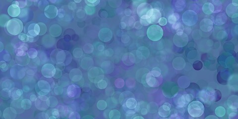 Delicate winter blue-lilac horizontal background, banner , painted in the bokeh style