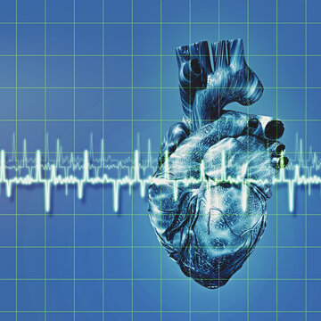 Cardiology. Abstract medical backgrounds