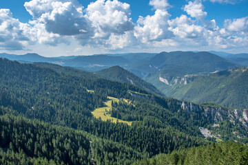 Fototapeta na wymiar Landscape in the summer, Rhodopes mountain, Bulgaria