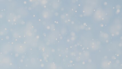 Winter bokeh background snowflakes falling down illustration