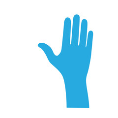 Hand showing stop sign isolated on white background. Hand showing stop sign for web site, marketing, app, logo and promotion materials. Creative art concept, vector illustration, eps 10