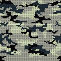 
camouflage army winter clothing background, disguise, fashionable modern abstraction
