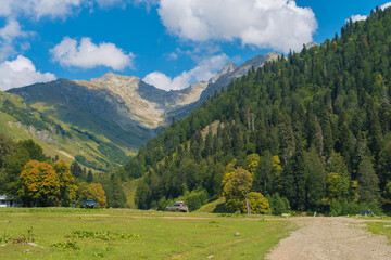 landscape in the mountains