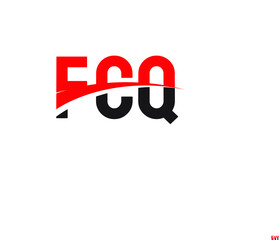FCQ Letter Initial Logo Design Vector Illustration