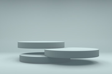 Abstract Podium, Rock Stone Platform Minimal Product Presentatiton, 3D, 3D Render