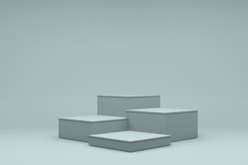 Abstract Podium, Rock Stone Platform Minimal Product Presentatiton, 3D, 3D Render