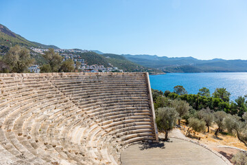 An ancient theater located on the site of the Lycian ruins of the port city of Phellos. Ancient...