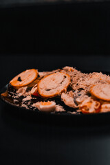 grilled salmon steak