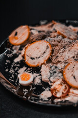 grilled salmon steak