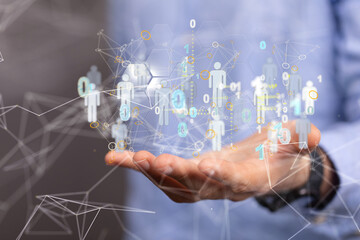 Telecommunication concept with abstract network structure