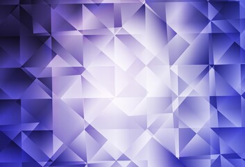 Obraz premium Light Purple vector low poly background.