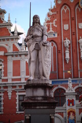 Fototapeta na wymiar statue of saint john of nepomuk