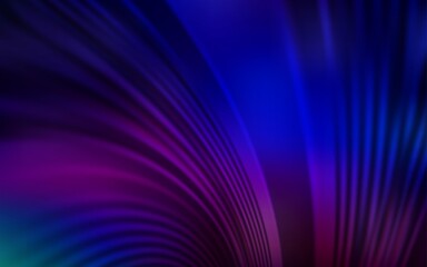 Dark Pink, Blue vector background with wry lines.