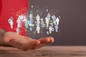 Global digital connections with technology