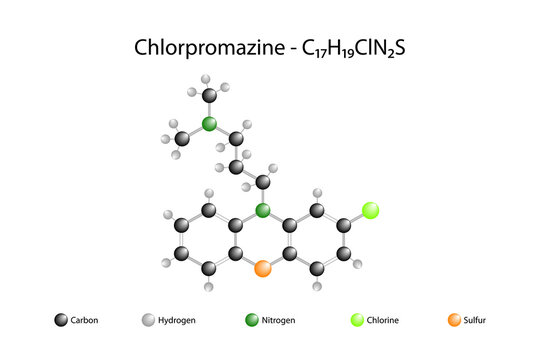 Molecular Formula Of Chlorpromazine. Chlorpromazine Is A Drug Belonging To The Group Of Antipsychotic Drugs.