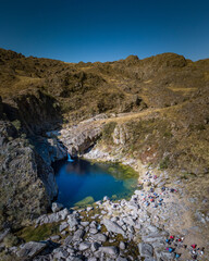 Fototapeta premium lake in the mountains