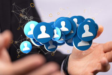 people network structure HR - Human resources management and recruitment